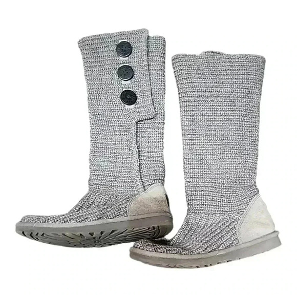 Ugg Cardy Classic knit boots. Size 6 - Picture 1 of 6